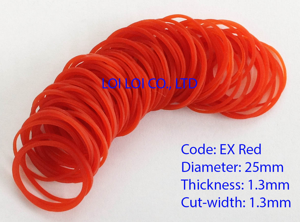 EX Red 25 x 1.3 x1 - Lợi Lợi Rubber Band - Công Ty TNHH Một Thành Viên Lợi Lợi